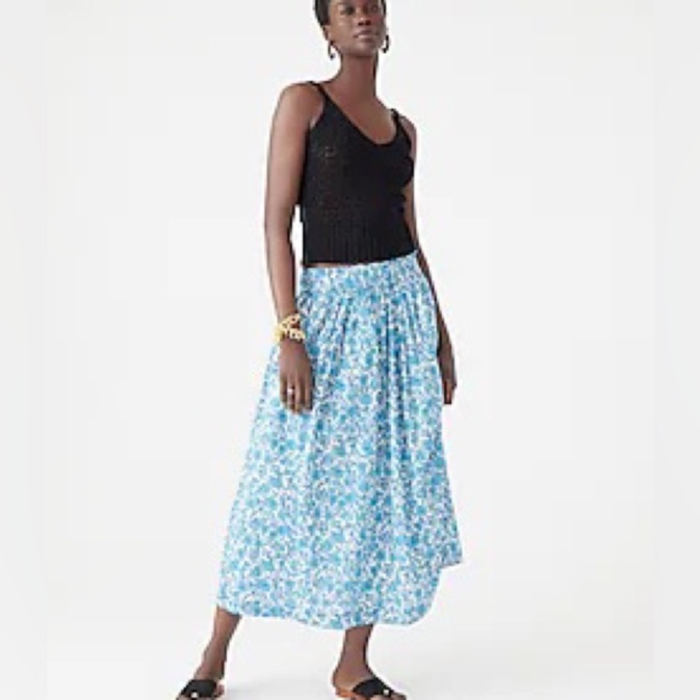 JCrew floral skirt